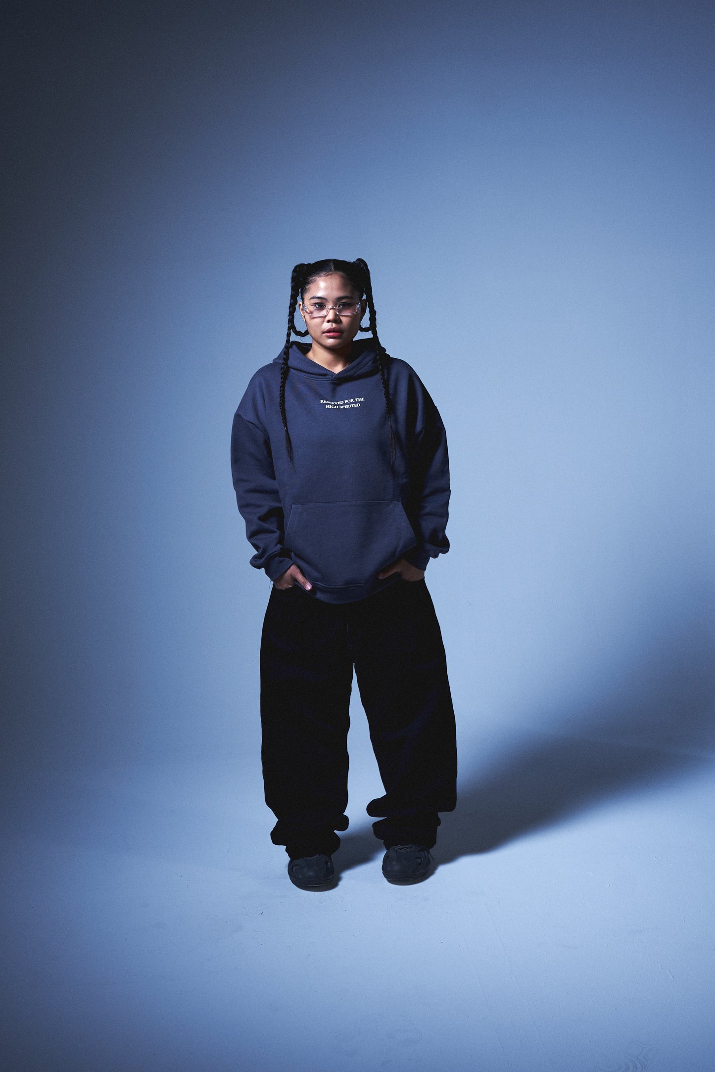 Midnight 'walk in faith' HOODIE